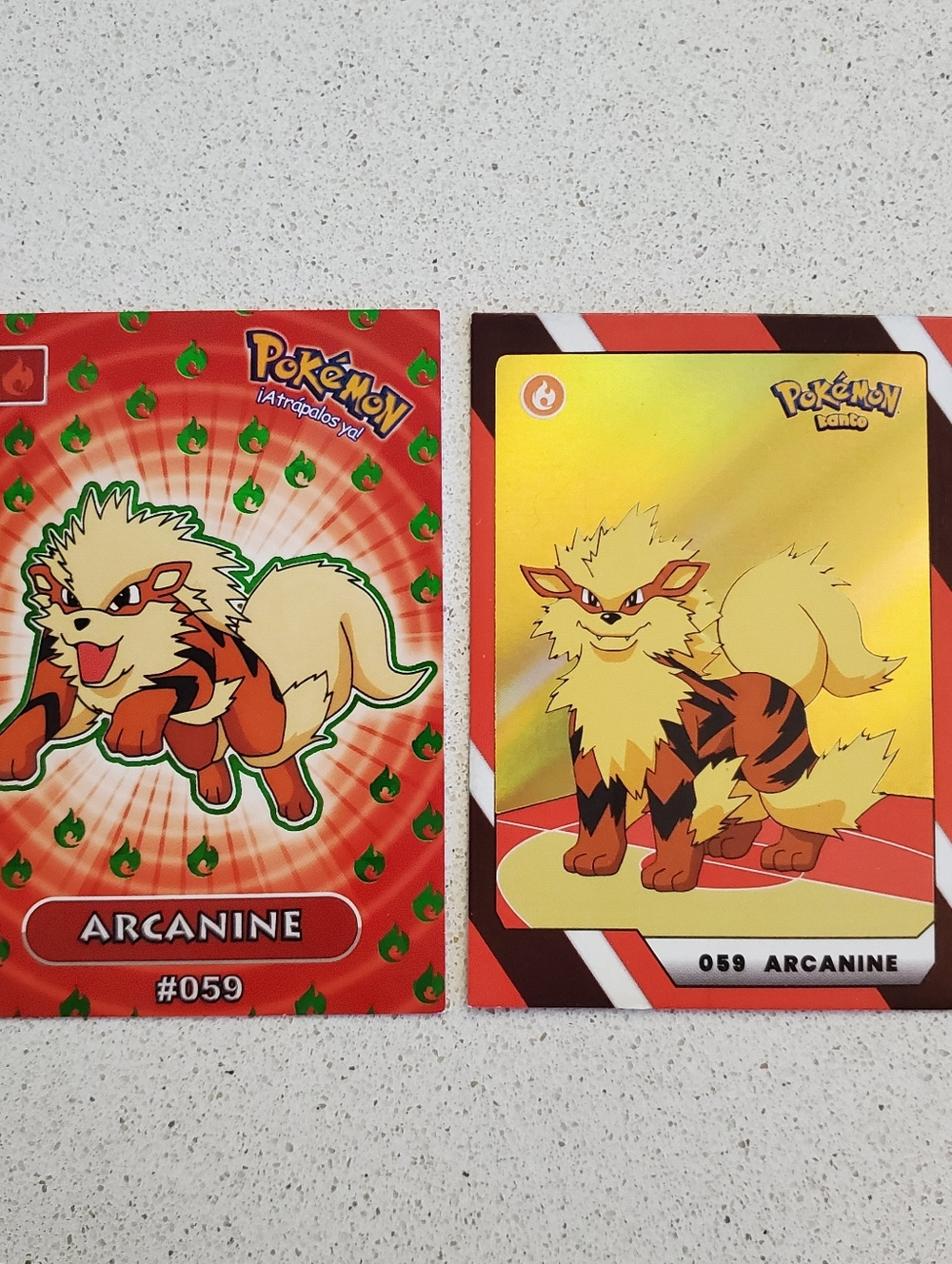 Pokémon Arcanine Collectible Cards